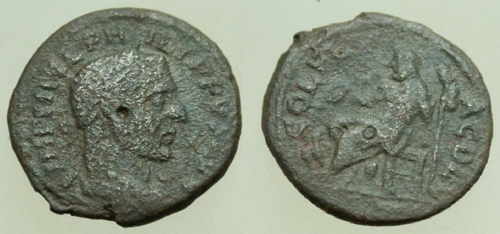 244-249 Philippus I, Zeus, AE24 coins ancient to romans provincial 244 249 philippus i zeus ae24