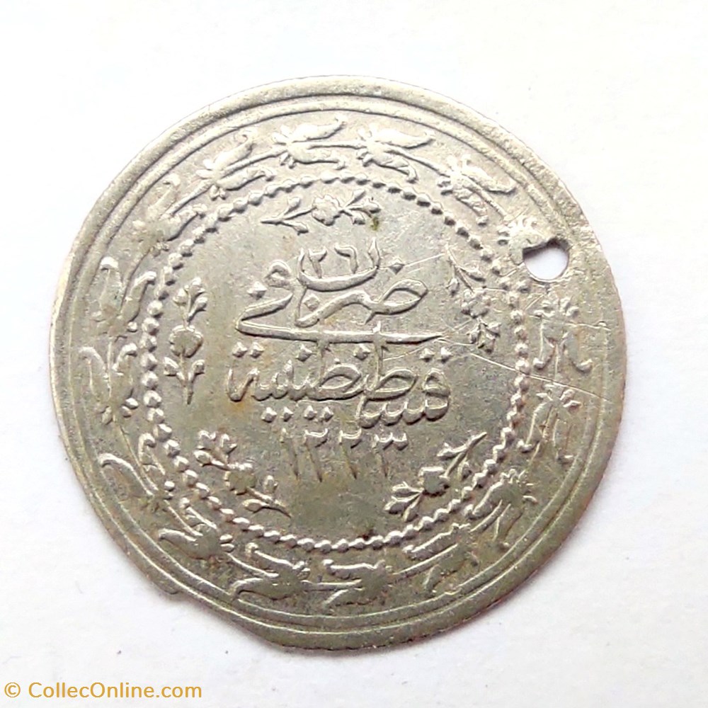 Mahmud II. K1,5 1223/26 AH Konstantiniye coins european medieval to ottoman empire mahmud ii k1 5 1223 26 ah konstantiniye