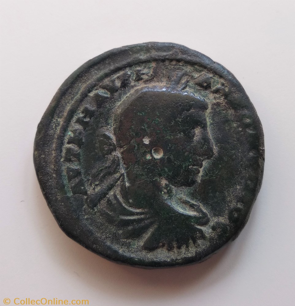 coins ancient to romans provincial 218 222 elagabalus istros