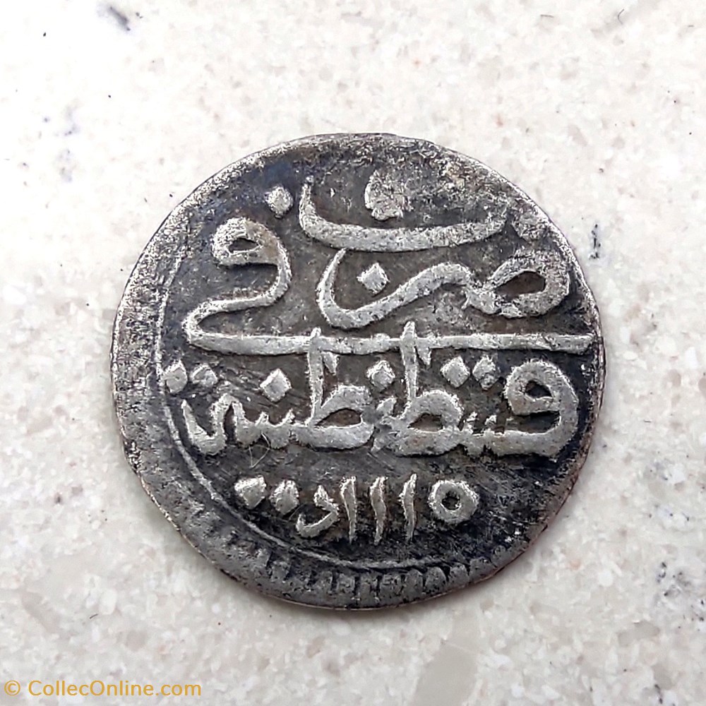 23.Ahmed III. para 1115AH Konstantiniye coins european medieval to ottoman empire 23 ahmed iii para 1115ah konstantiniye