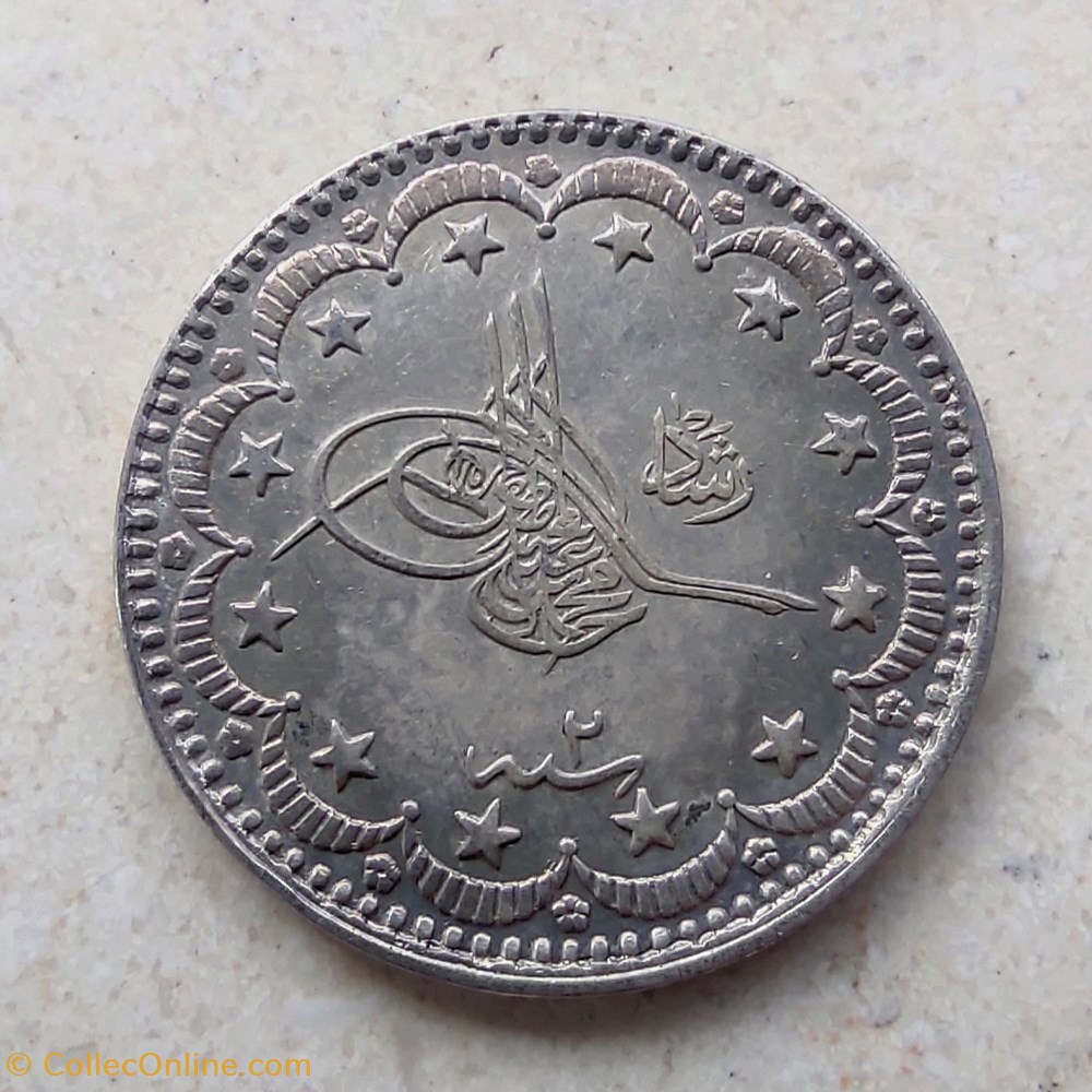 coins european medieval to ottoman empire mehmed v konstantiniye k5 1327 2