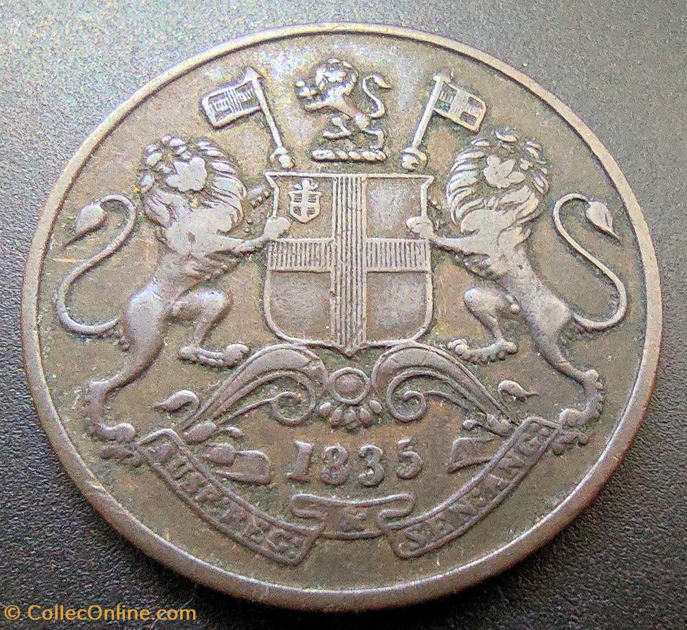 East India company 1835 1/4 anni coins world east india company 1835 1 4 anni