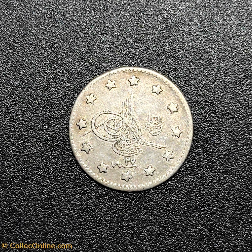 Abdul Hamid II. K1 1293/27 coins european medieval to ottoman empire abdul hamid ii k1 1293 27