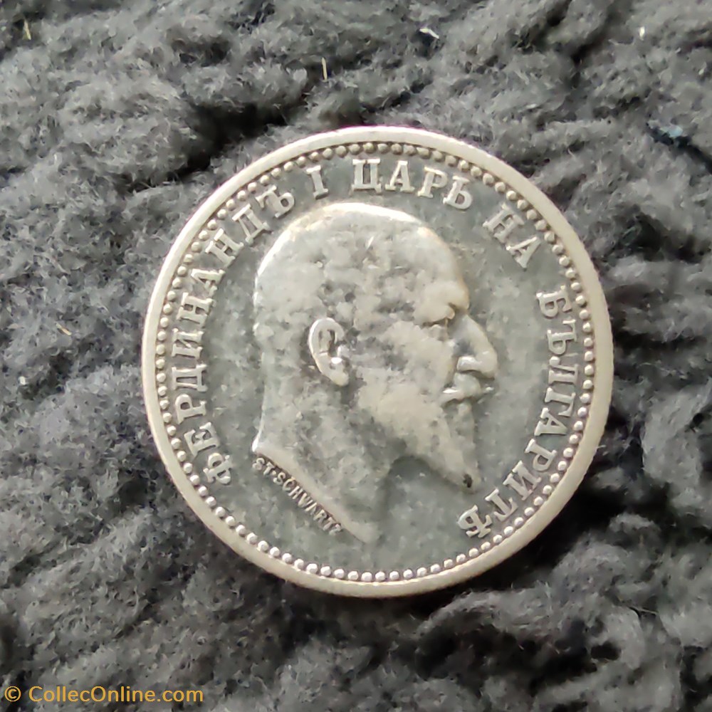 BUL 1910 50 stotinki coin world bulgarium bul 1910 50 stotinki