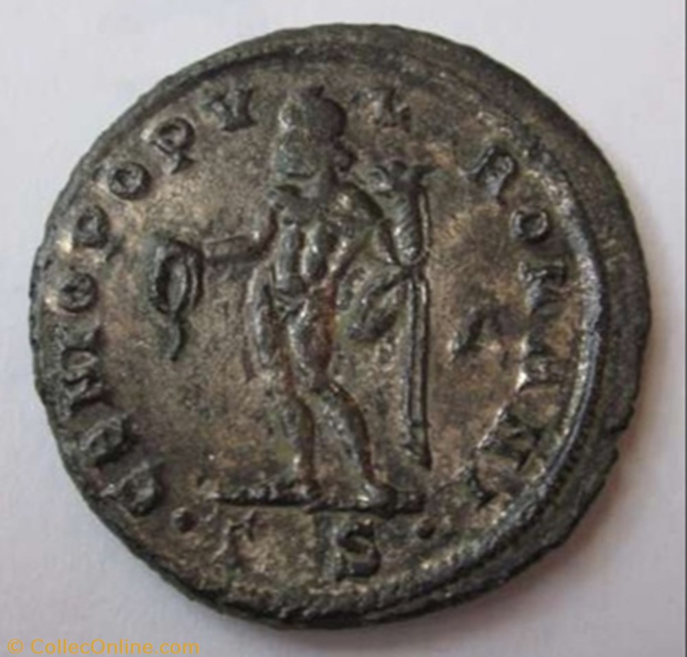 293-311 Galerius /Genius - Thessalonica coins ancient to romans imperial and republican 293 311 galerius genius thessalonica