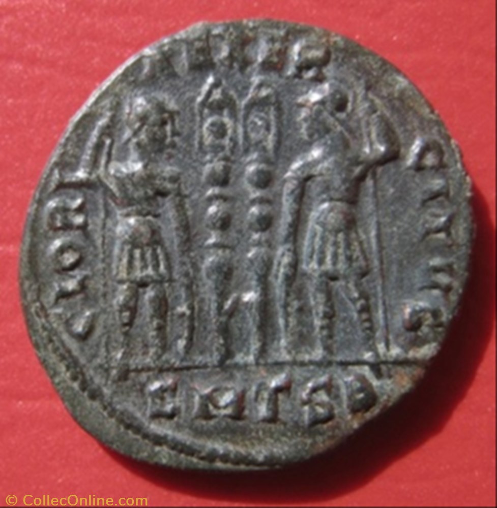 337-340 Constantine II /Gloria - Thessalonica coins ancient to romans imperial and republican 337 340 constantine ii gloria thessalonica