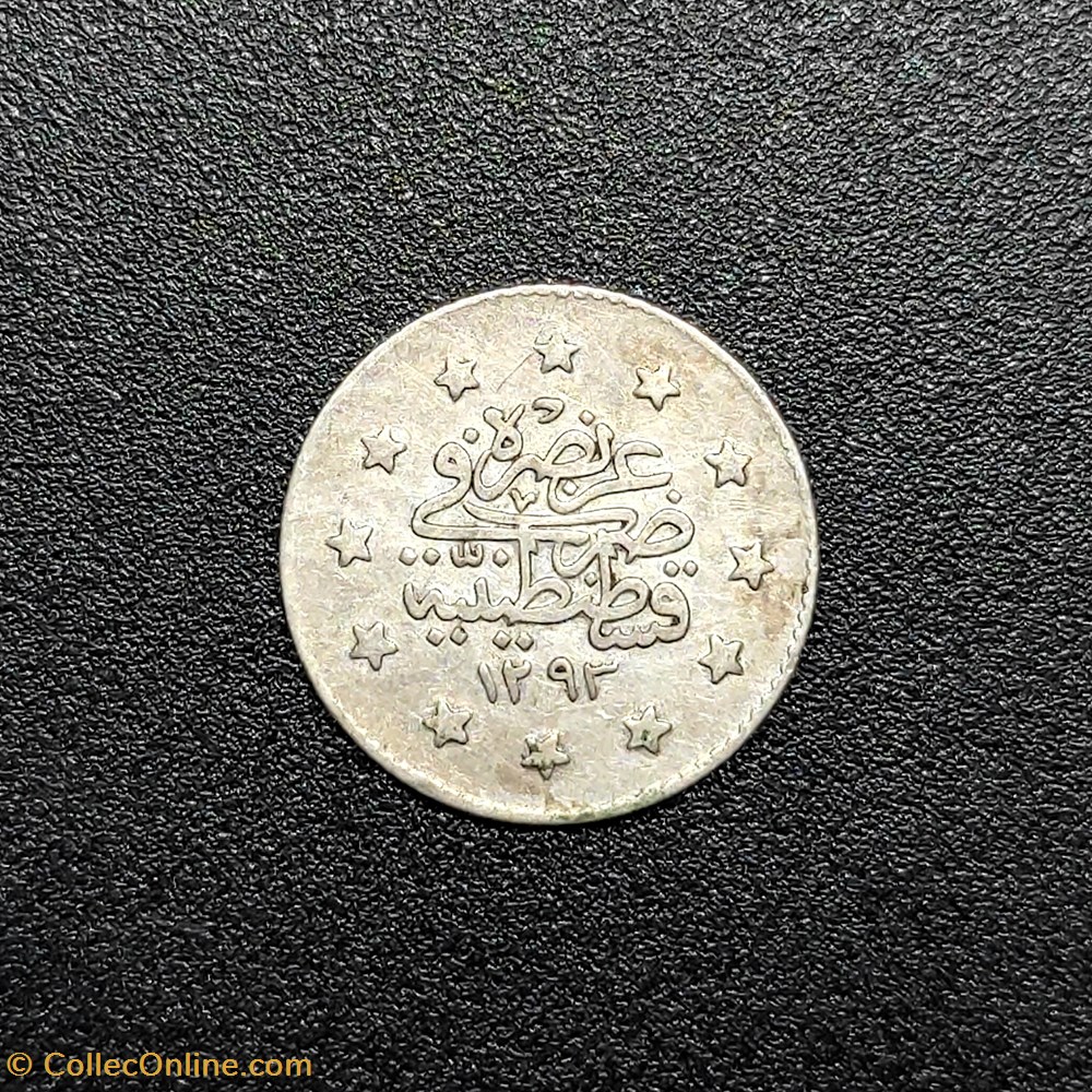 Abdul Hamid II. K1 1293/27 coins european medieval to ottoman empire abdul hamid ii k1 1293 27