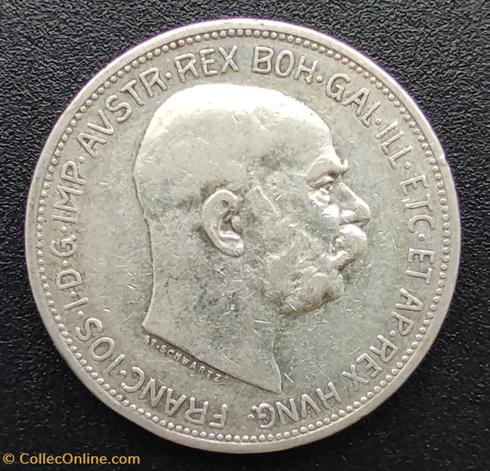 Austria 1912 - 2 corona coin world austrium austria 1912 2 corona