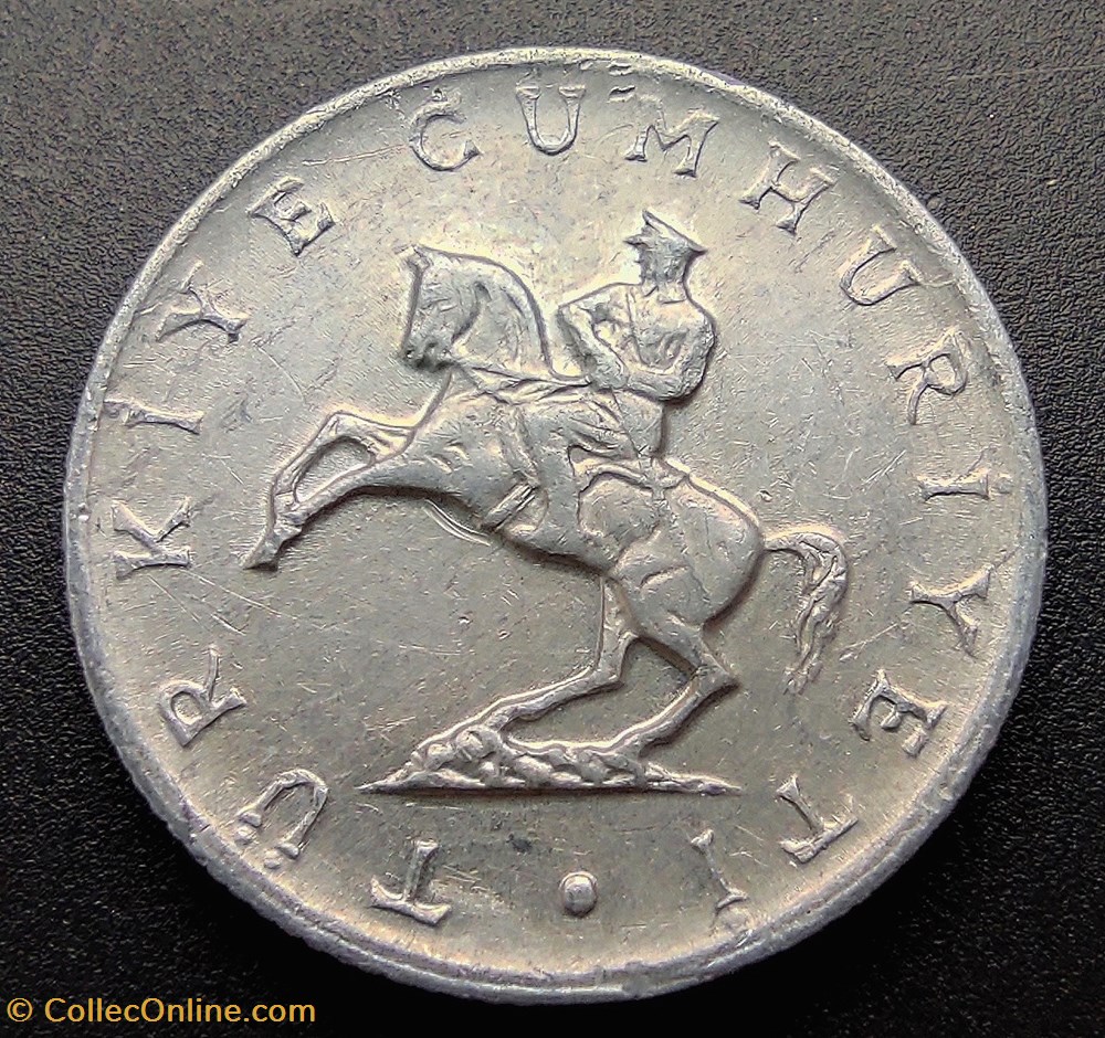 coins world turkey 1981 lira 5 aluminium