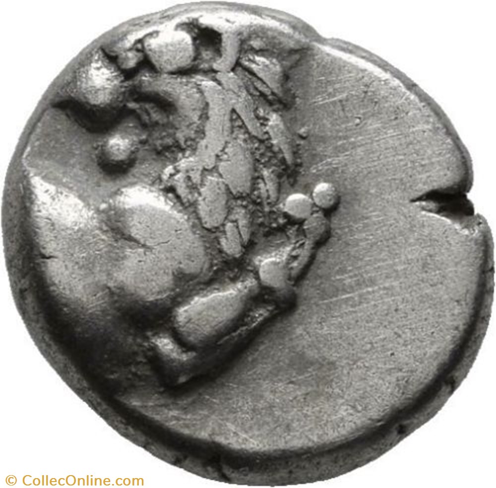 Thrace Hersonesos AR hemidrachm coin ancient b to greek thrace hersonesos ar hemidrachm