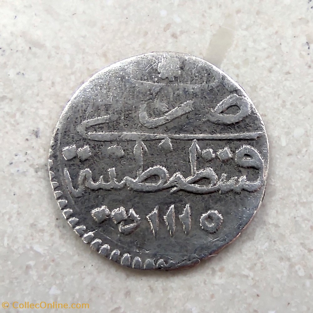 23.Ahmed III. para 1115AH Konstantiniye coins european medieval to ottoman empire 23 ahmed iii para 1115ah konstantiniye