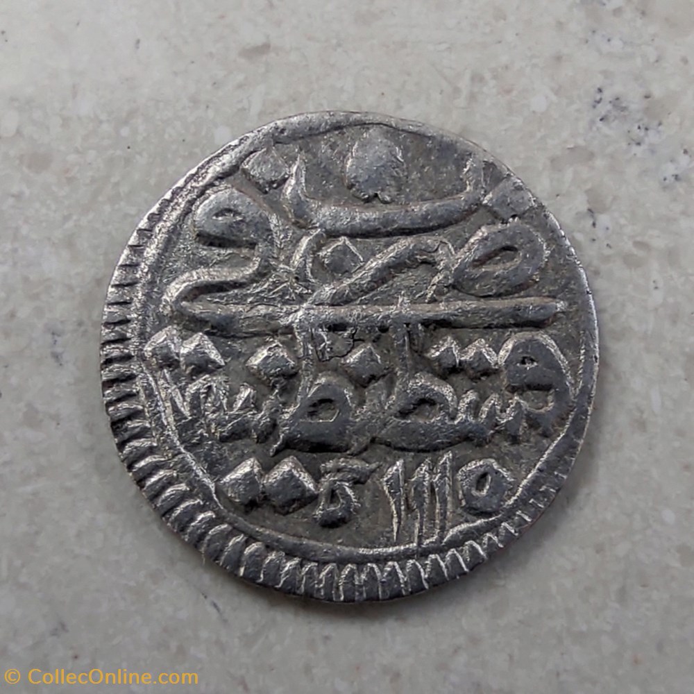 23.Ahmed III. para 1115AH Konstantiniye coins european medieval to ottoman empire 23 ahmed iii para 1115ah konstantiniye