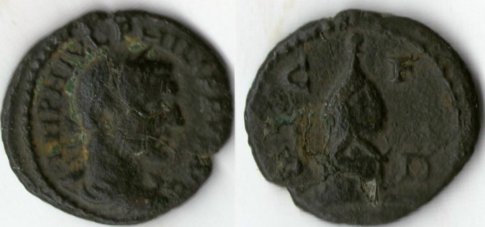 244-249 Philippus I, fountain, AE17 coins ancient to romans provincial 244 249 philippus i fountain ae17