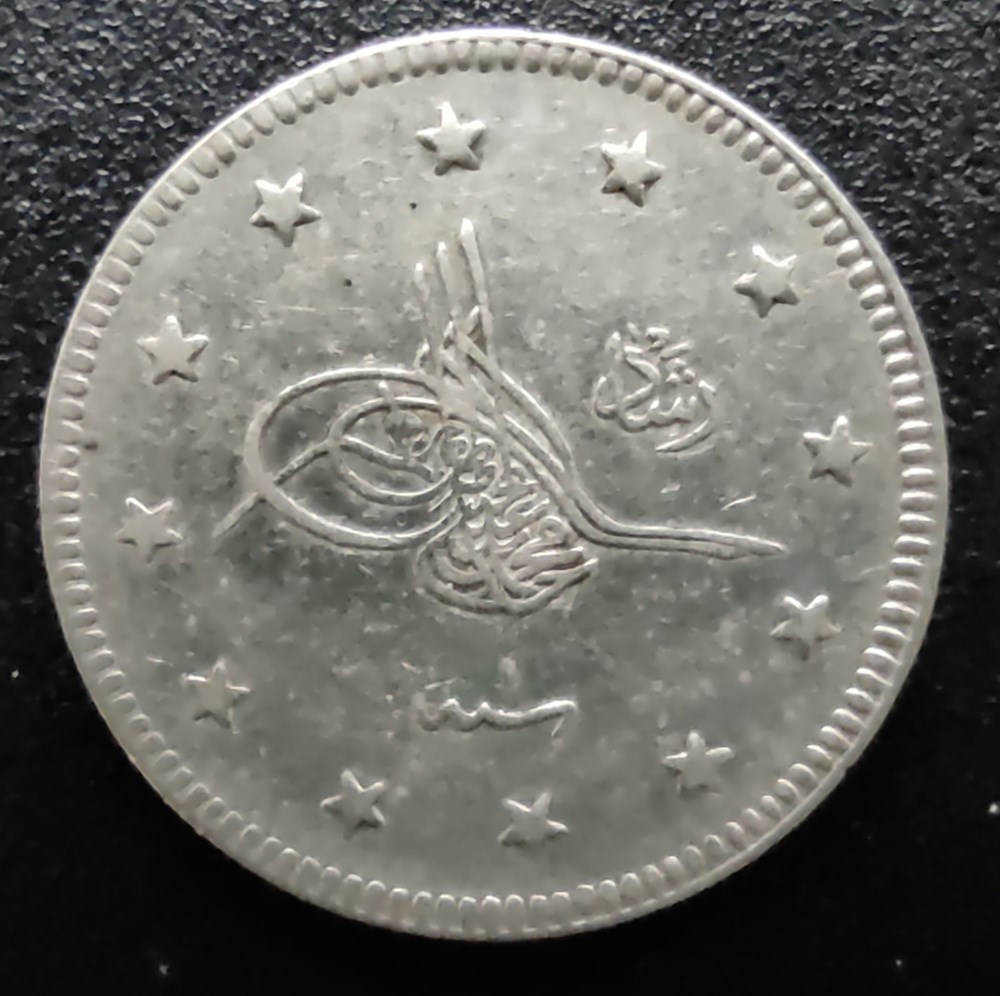 Mehmed V. Konstantiniye K2 1327/1 coins european medieval to ottoman empire mehmed v konstantiniye k2 1327 1