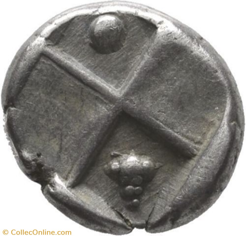 Thrace Hersonesos AR hemidrachm coin ancient b to greek thrace hersonesos ar hemidrachm