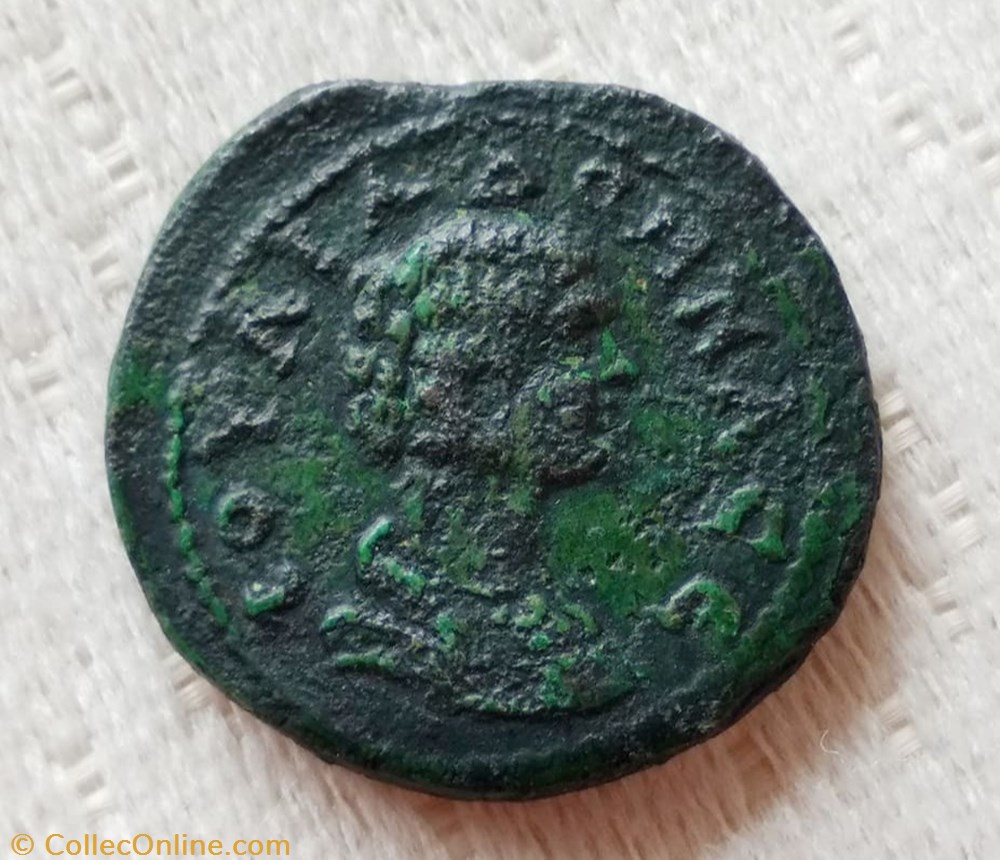 193-211 Julia Domna, Tomis RRR coins ancient romans provincial 193 211 julia domna tomis rrr