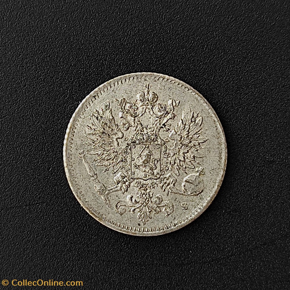 1916 pennia 25 coins world russia russian empire 1916 pennia 25