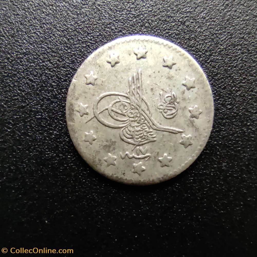 Abdul Hamid II. K1 1293/17 coins european medieval to ottoman empire abdul hamid ii k1 1293 17