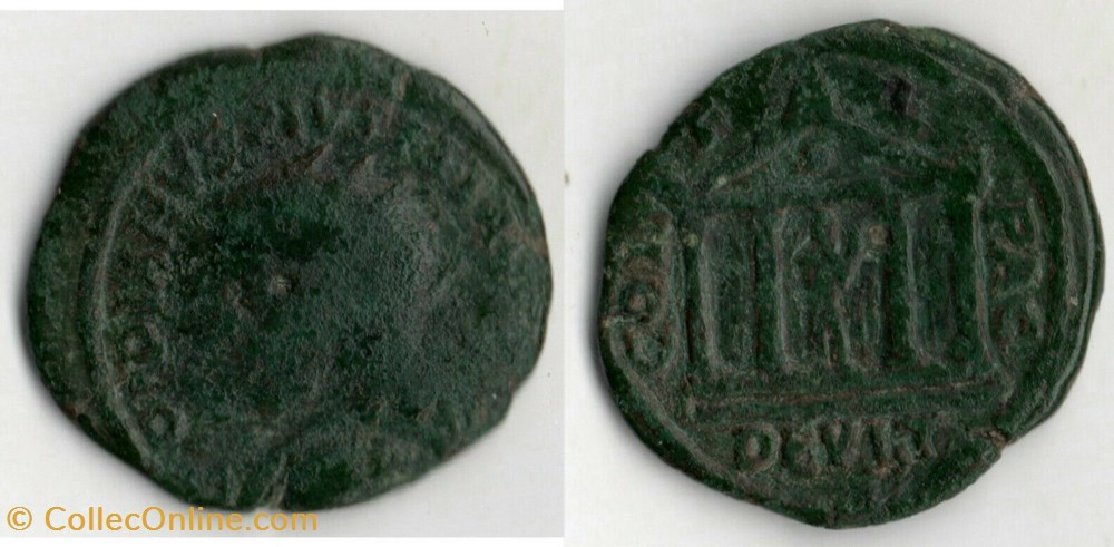238-244 Gordian III, temple Genie, AE23 coins ancient to romans provincial 238 244 gordian iii temple genie ae23