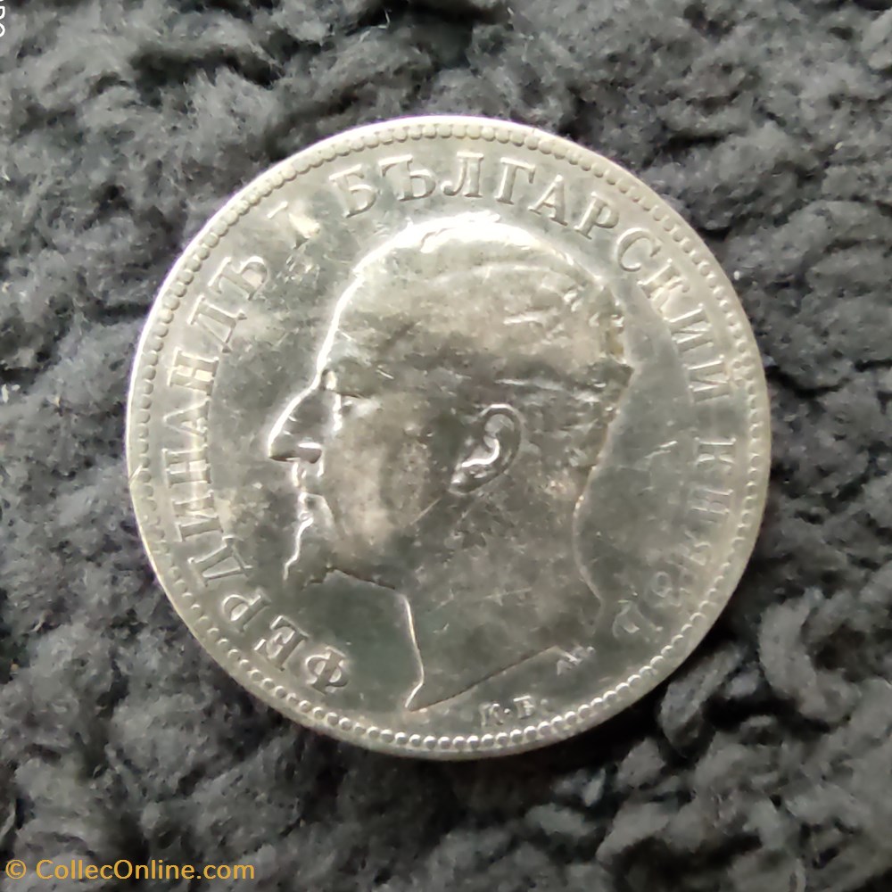 BUL 1894 2 leva coin world bulgarium bul 1894 2 leva