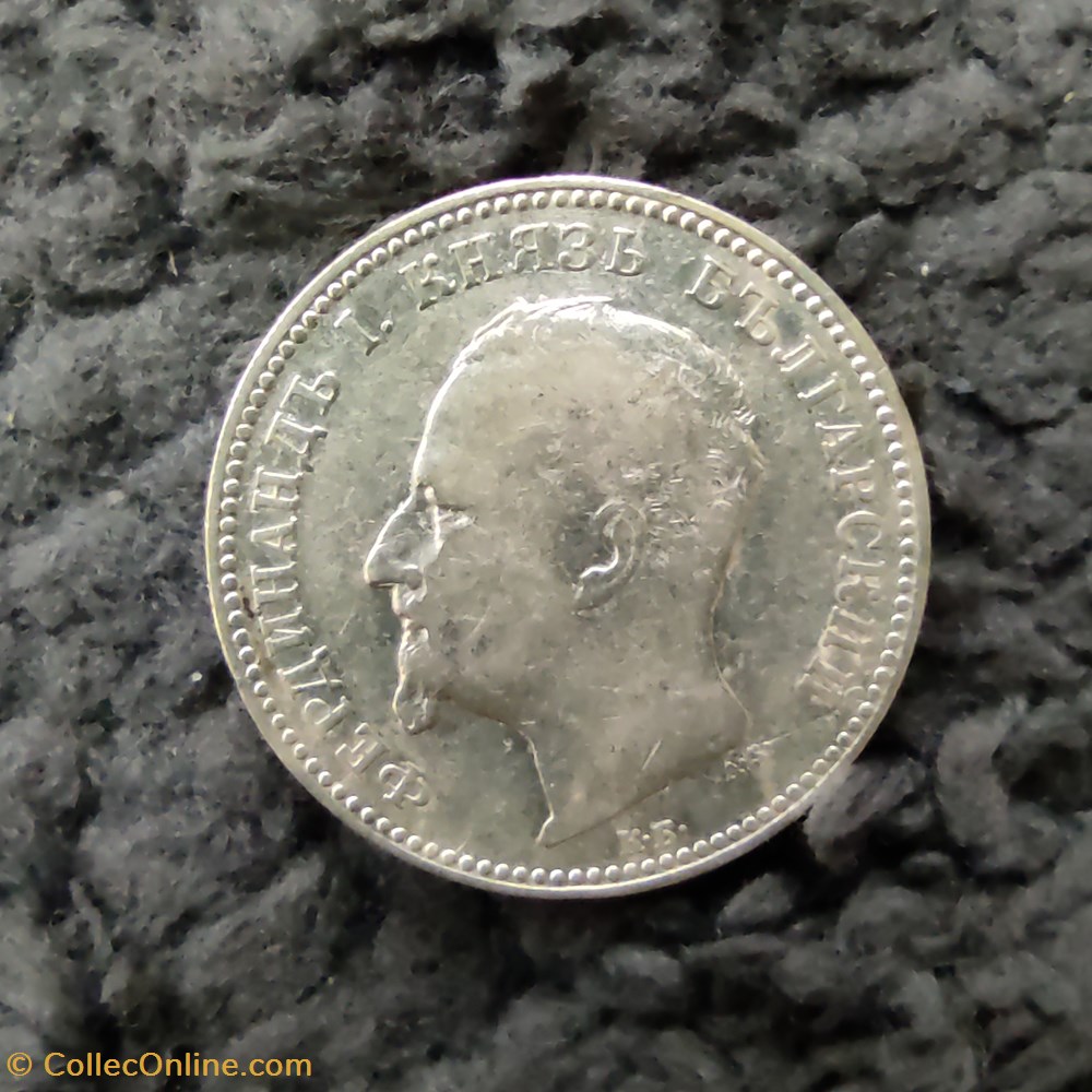 BUL 1891 1 lev coin world bulgarium bul 1891 1 lev