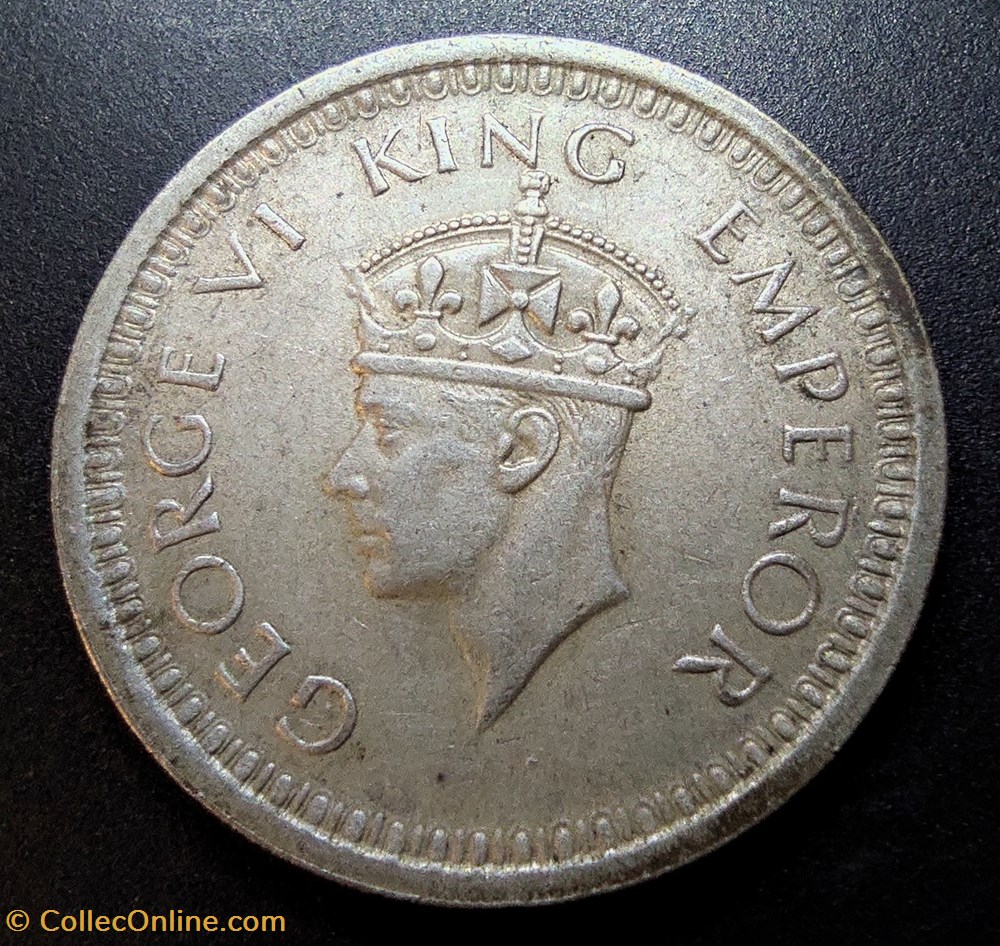 British India 1945 rupee coins world british india 1945 rupee