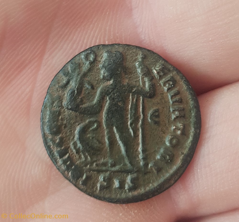 LICINIUS 1er - Follis reduit - Siscia - 5eme officine monnaie antique av jc ap romaine republicaine imperiale licinius 1er follis reduit siscia 5eme officine