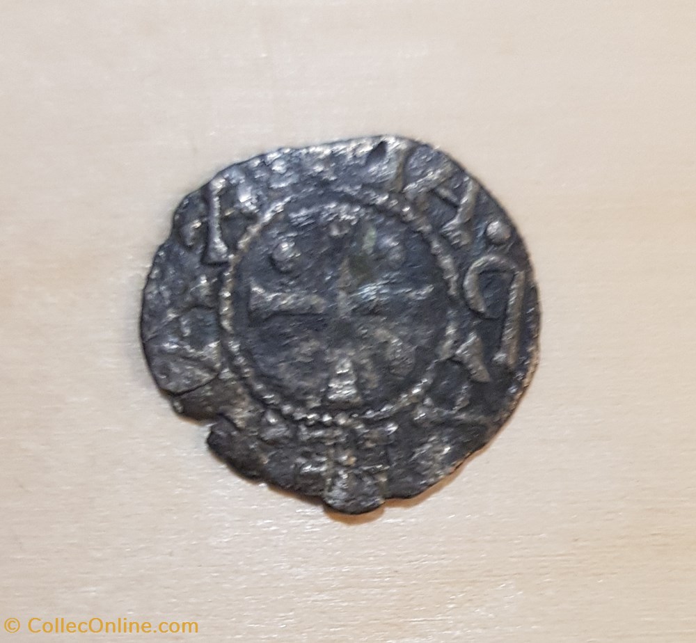 Denier anonyme archevêché de Vienne monnaie france feodale denier anonyme archeveche de vienne