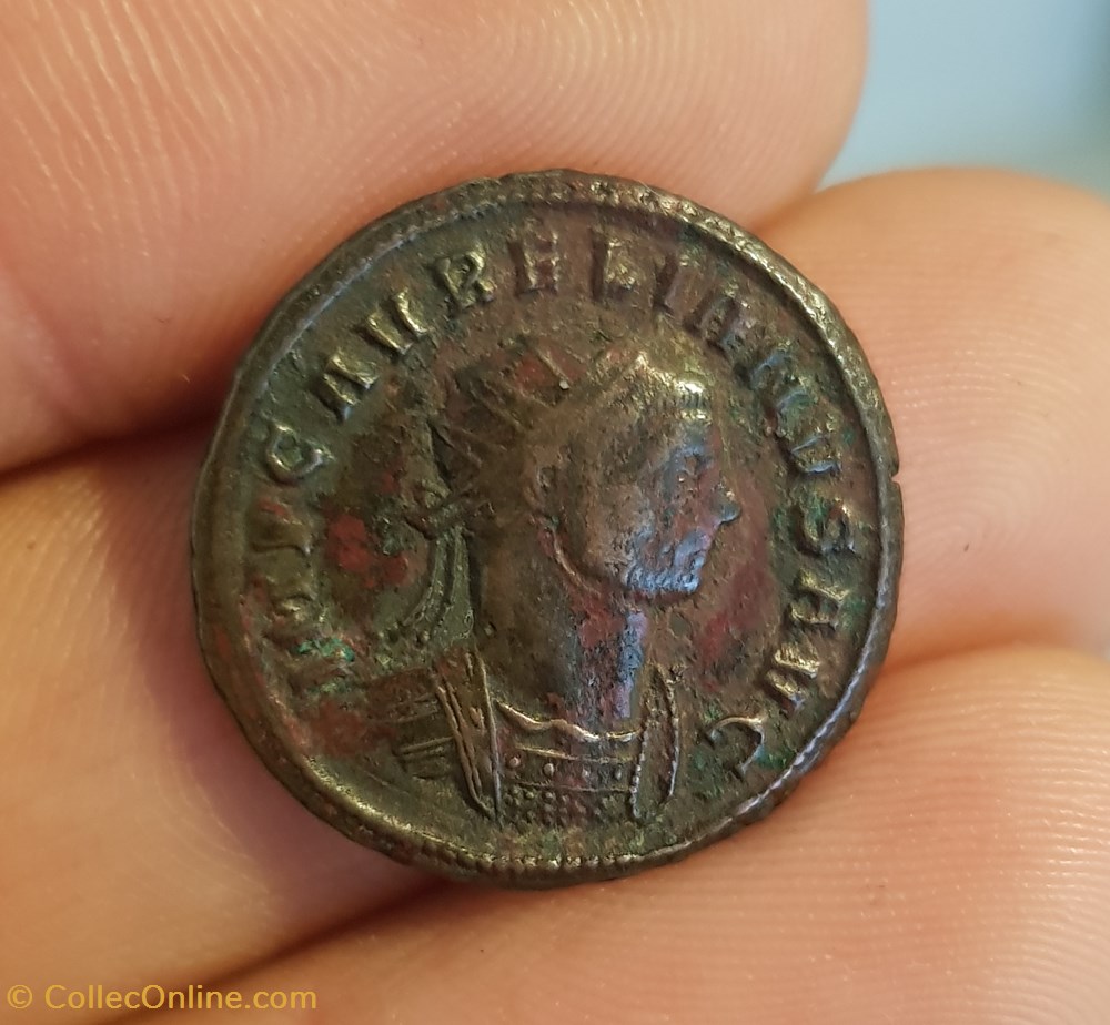 AURELIEN - Antoninien- "Concordia"- Siscia. monnaie antique av jc ap romaine republicaine imperiale aurelien antoninien concordia siscia