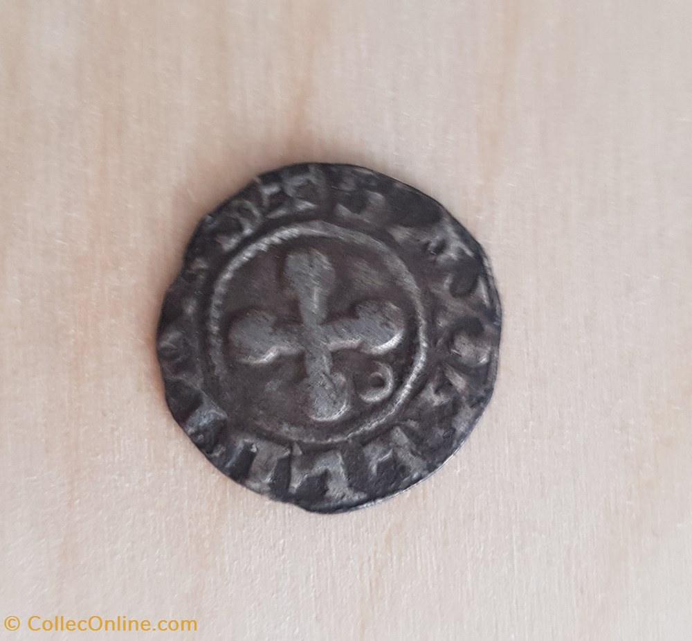 Denier anonyme evêché de Valence monnaie france feodale denier anonyme eveche de valence
