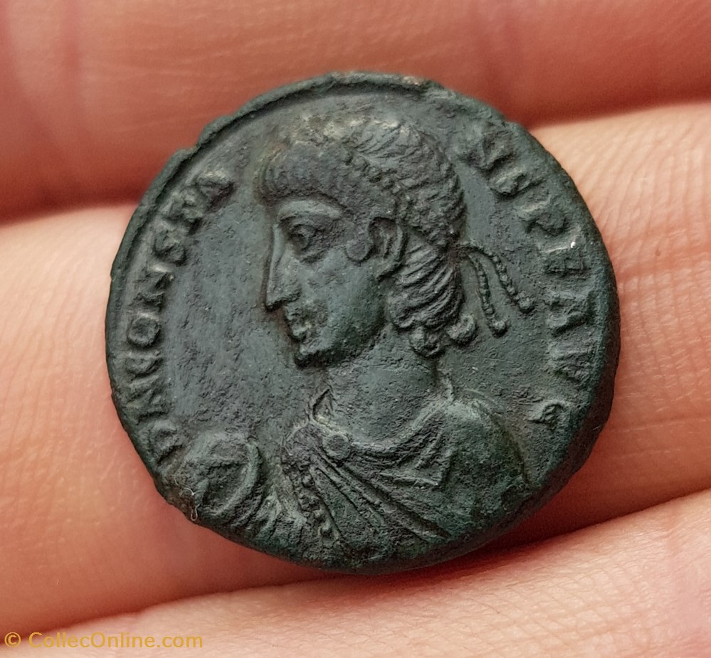 CONSTANCE II - Maiorina monnaie antique av jc ap romaine republicaine imperiale constance ii maiorina