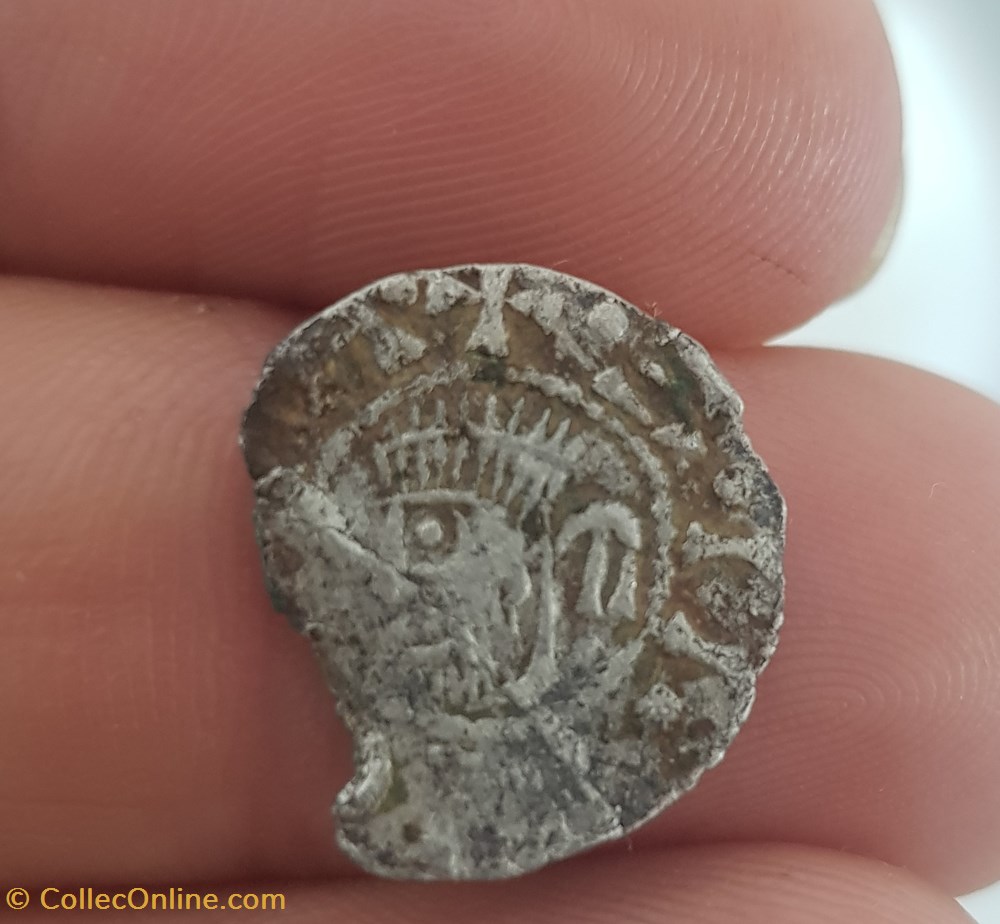 Denier anonyme archevêché de Vienne monnaie france feodale denier anonyme archeveche de vienne