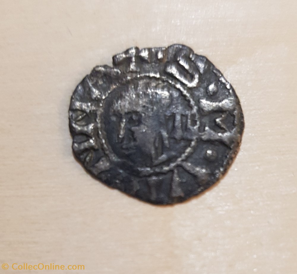 Denier anonyme archevêché de Vienne monnaie france feodale denier anonyme archeveche de vienne