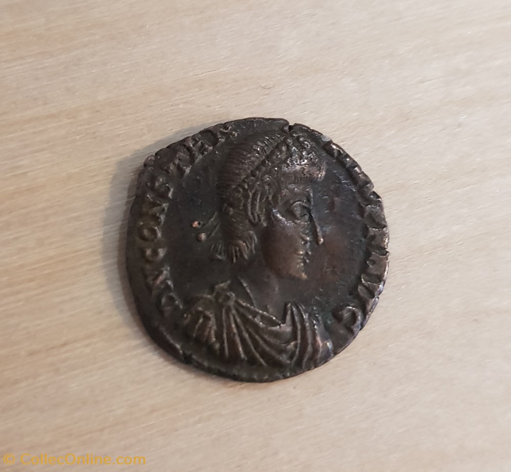 Constance II - Au cavalier. monnaie antique jc ap romaine republicaine imperiale constance ii au cavalier