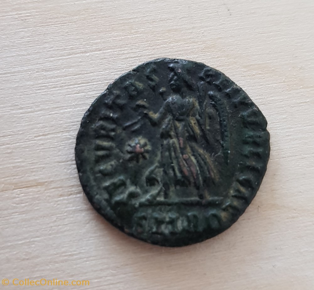 monnaie antique jc ap romaine republicaine imperiale valens flavius valens nummus