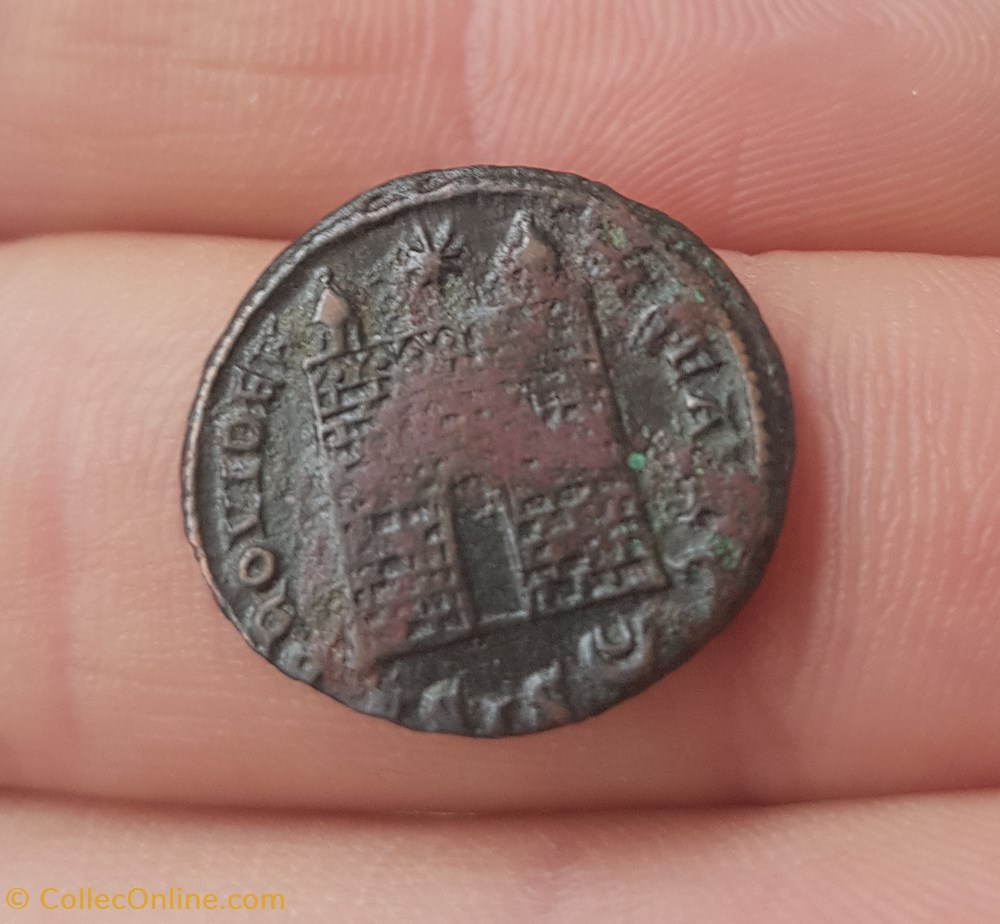 CONSTANTIN Ier LE GRAND - Centenionalis ou nummus - Siscia - 3eme officine - 328/329 monnaie antique av jc ap romaine republicaine imperiale constantin ier le grand centenionalis ou nummus siscia 3eme officine 328 329