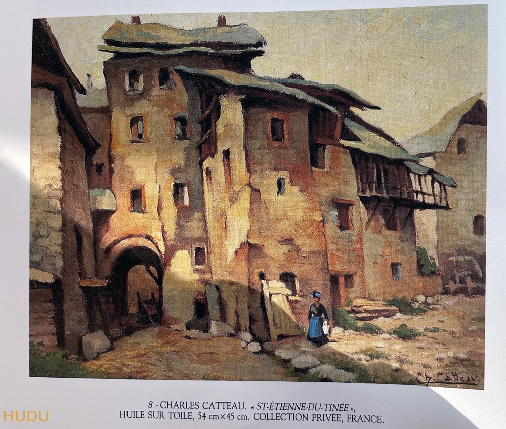 Coll. Privée Huile sur toile St Etienne du Tinée art antiquites peintures dessins coll privee huile sur toile st etienne du tinee