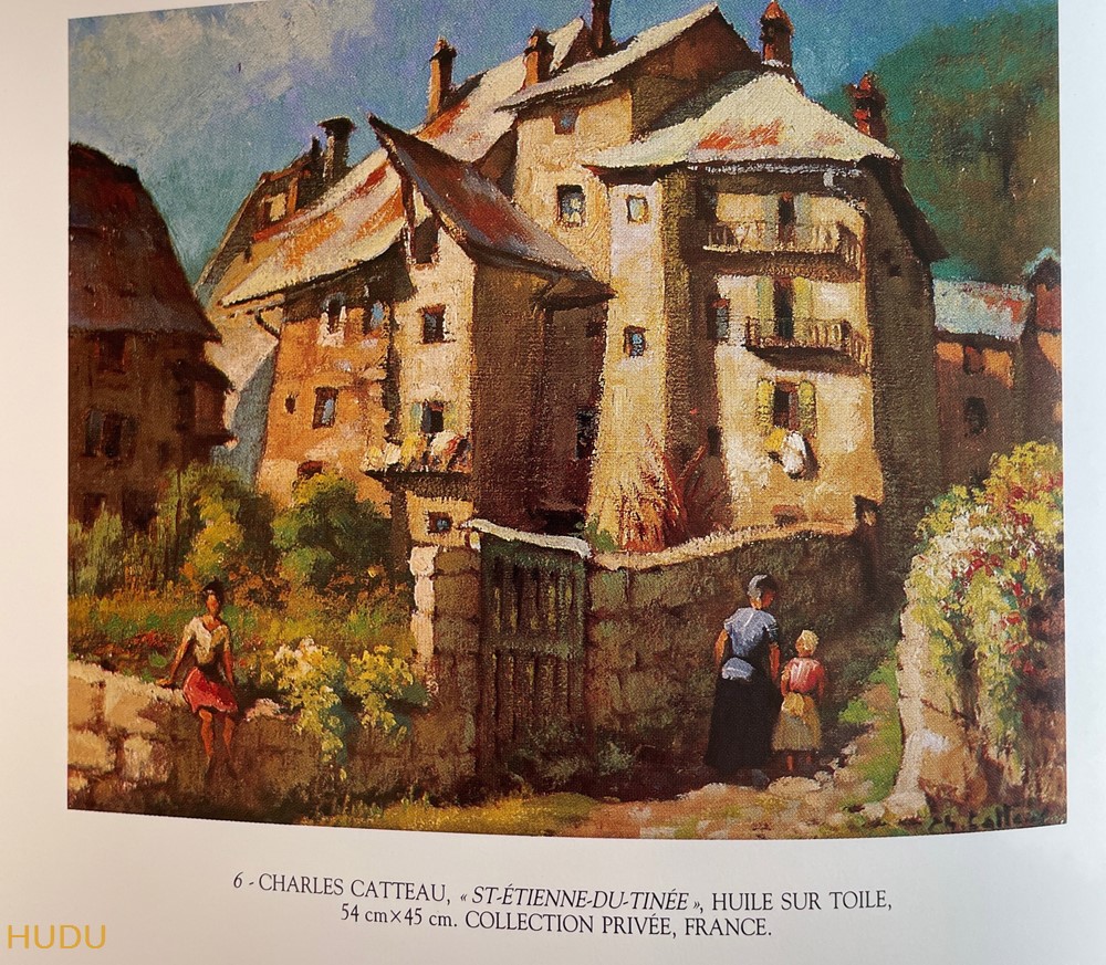 Coll. Privée Huile sur toile St Etienne du Tinée art antiquites peintures dessins coll privee huile sur toile st etienne du tinee