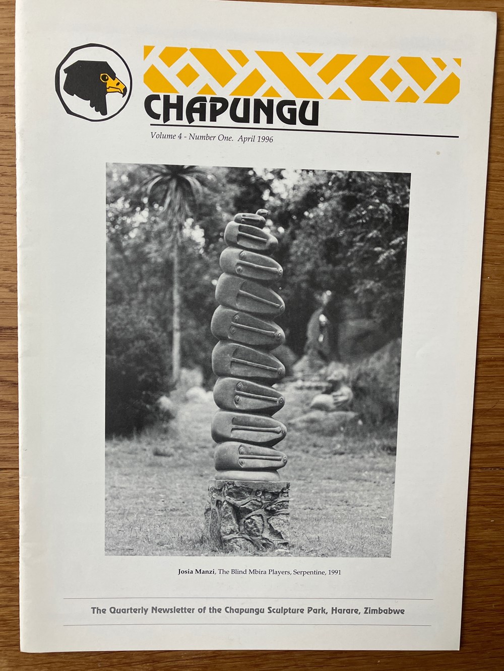 Chapungu newsletter volume 4 number 1 books comics magazines chapungu newsletter volume 4 number 1