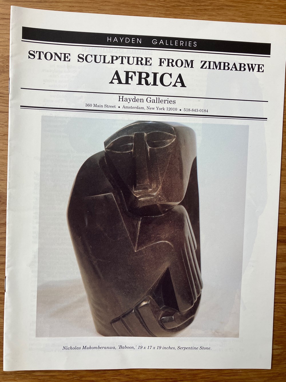 Stone Sculpture from Zimbabwe Africa books comics magazines stone sculpture from zimbabwe africa