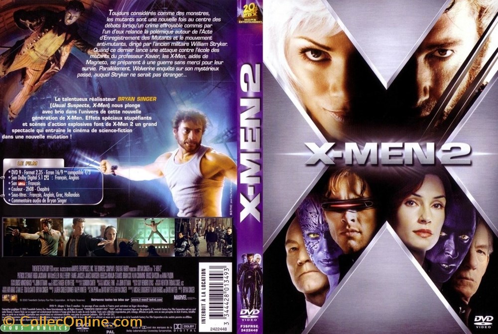 X-Men II : X-Men 2 3 divers film dvd blu ray x men ii x men 2