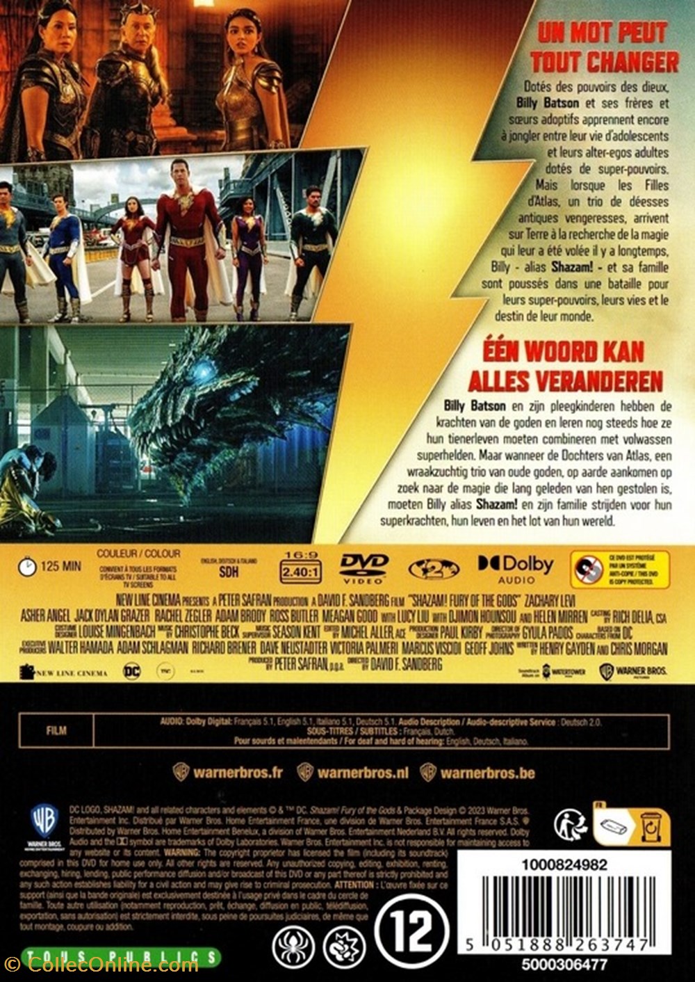 Shazam ! La Rage Des Dieux divers film dvd blu ray shazam la rage des dieux