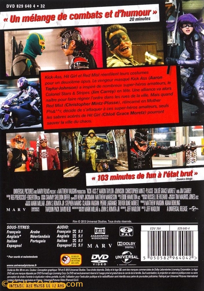 diver film dvd blu ray kick ass 2