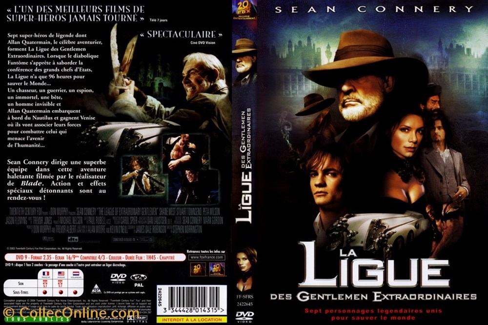 La Ligue Des Gentlemen Extraordinaires 3 divers film dvd blu ray la ligue des gentlemen extraordinaires