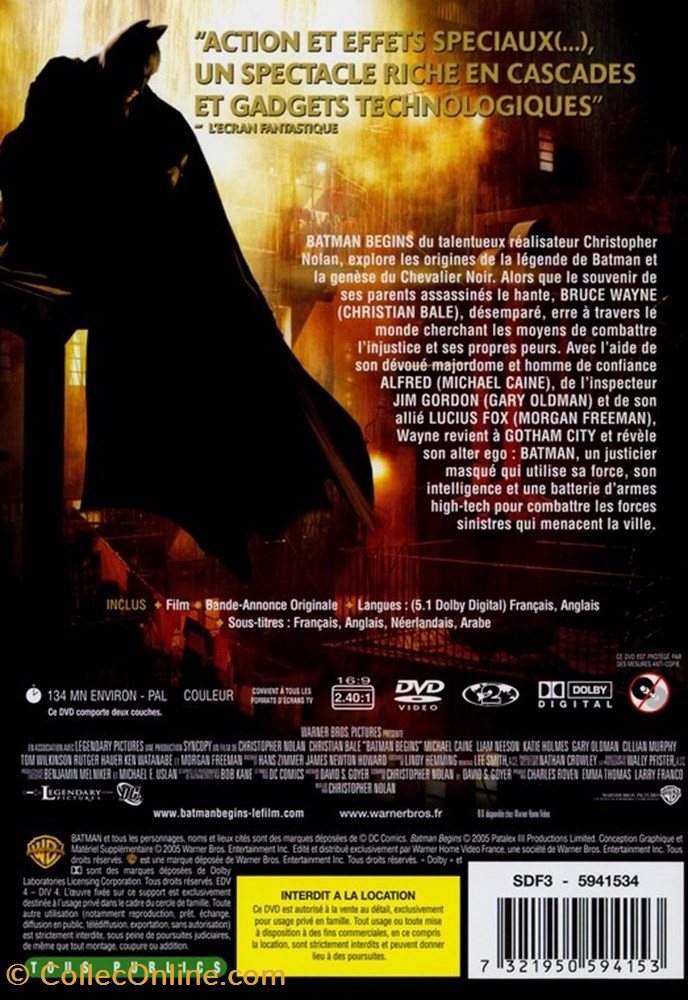 divers film dvd blu ray batman v batman begins
