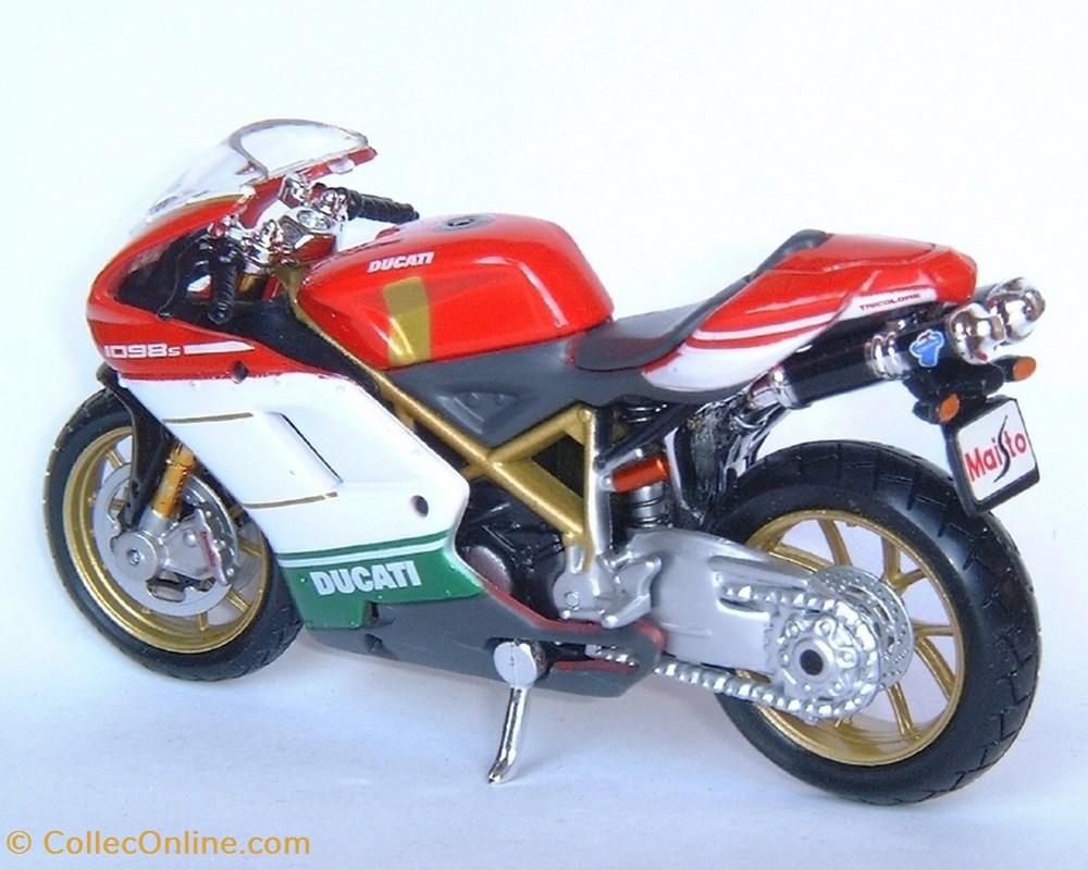 modeles reduits motos ducati 2007 1098 s tricolore