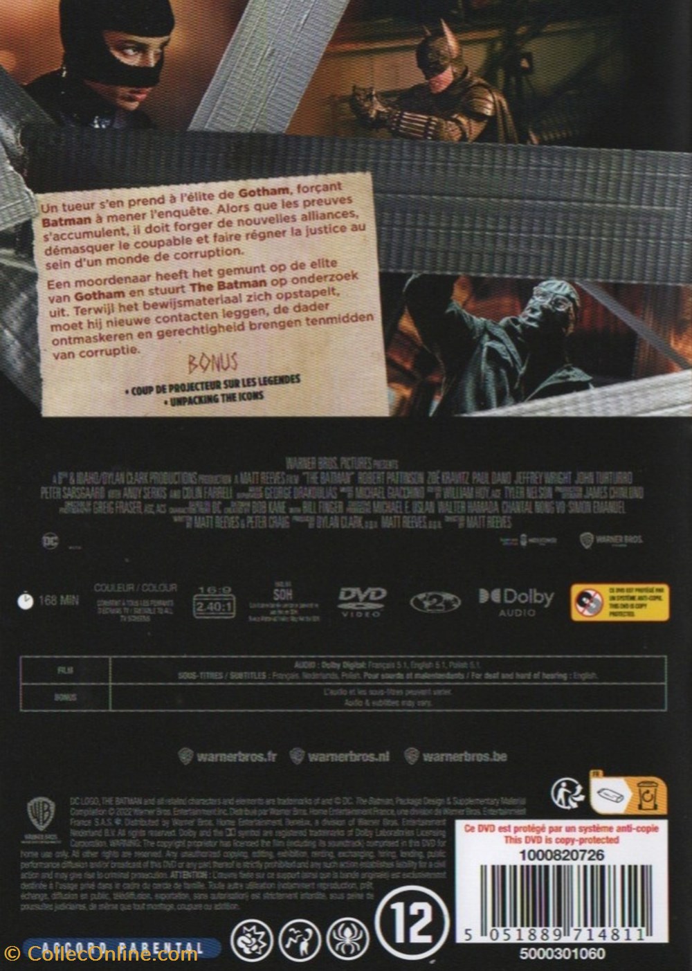 The Batman divers film dvd blu ray the batman