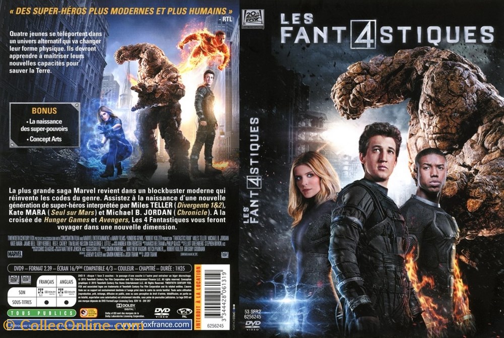 divers film dvd blu ray les 4 fantastiques