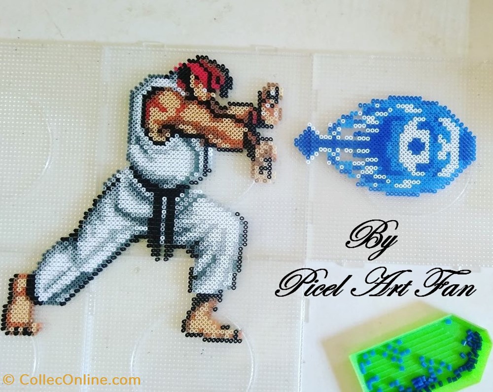 33 - Ryu Hadoken - Street Fighter II diver decoration magnet autocollant 33 ryu hadoken street fighter ii