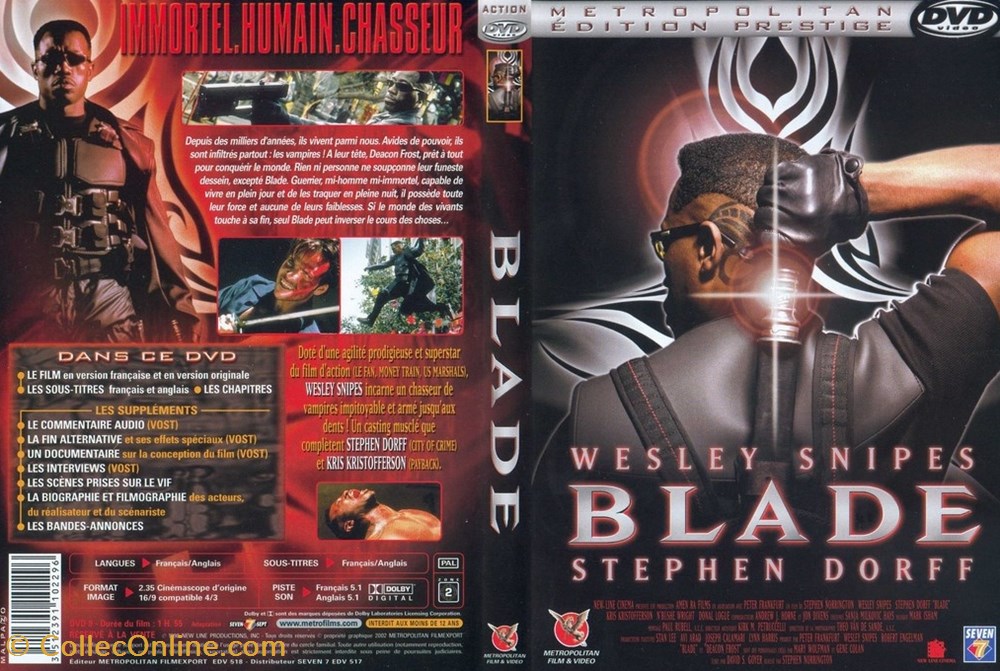 divers film dvd blu ray blade edition prestige